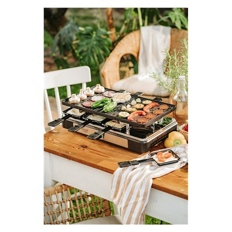 Adler | AD 6616 | Raclette - electric grill | Table | 1400 W | Black/Stainless steel - 16